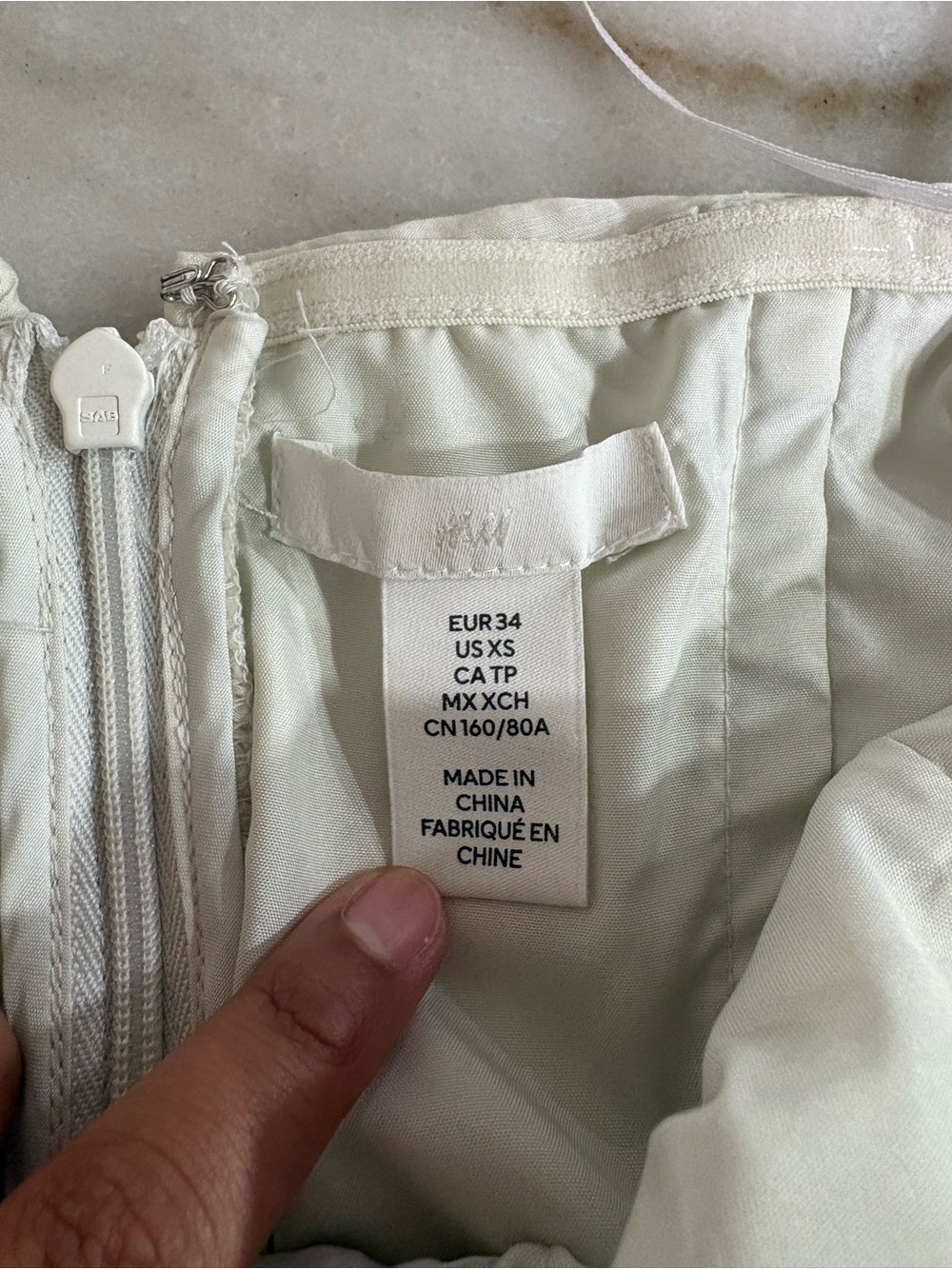 H&M White Ruffled Strapless Party Dress for Girls - Picture 5 of 10